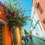 Calle colorée - Cartagena 2014
