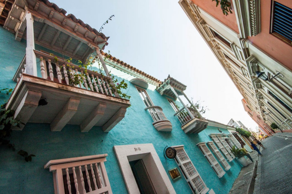 Calle colorée - Cartagena 2014