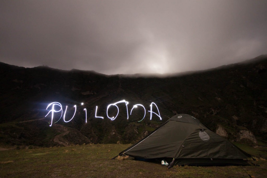 Quilotoa by night